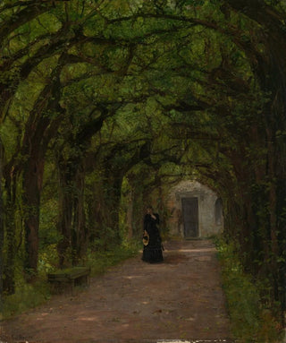 Promenada liści - Fanny Edle von Geiger-Weishaupt — widok dzieła