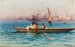 Rozrywka na caïque - Fausto Zonaro — widok dzieła