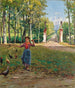Wejście do willi Camerini - Fausto Zonaro — widok dzieła