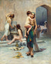 Hamam, le bain - Fausto Zonaro — widok dzieła