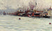 Port w Galata w Stambule - Fausto Zonaro — widok dzieła