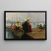 Le Bateau - Fausto Zonaro — oprawiony obraz na ścianie