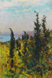 Widok na Złoty Róg - Fausto Zonaro — widok dzieła