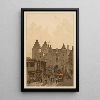 Fdor Hoffbauer - Grand Chtelet Vue prise de la rue SaintDenis.webp