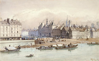 Fdor Hoffbauer - Place de Grve et lHtel de Ville en 1740.webp