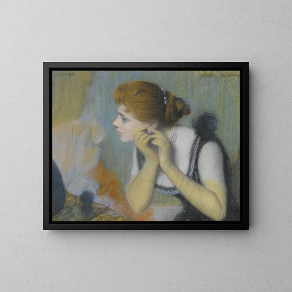 La perla - Federico Zandomeneghi — oprawiony obraz na ścianie