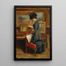L'Atelier de l'artiste - Federico Zandomeneghi — oprawiony obraz na ścianie