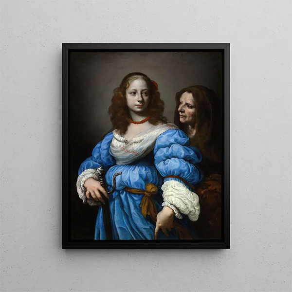 Judith z głową Holofernes - Felice Ficherelli — oprawiony obraz na ścianie