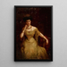 Portret Augusta Victorii Schleswig-Holstein 1858-1921 żony Wilhelma II 1859-1941 króla Prus i cesarza - Felix Ehrlich — oprawiony obraz na ścianie