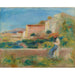 Reprodukcja obrazu Kobieta siedząca, La Maison de la Poste à Cagnes - Pierre-Auguste Renoir