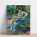 Reprodukcja obrazu Kobieta czytająca na ławce - Pierre-Auguste Renoir