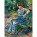 Reprodukcja obrazu Kobieta czytająca na ławce - Pierre-Auguste Renoir