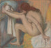 Kobieta Susząca Stopa - Edgar Degas — widok dzieła