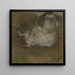 Kobieta siedząca na kanapie - Edgar Degas — oprawiony obraz na ścianie