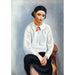 Reprodukcja obrazu Kobieta w białym gorsecie - Moïse Kisling