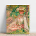 Reprodukcja obrazu Kobieta w ogrodzie - Pierre-Auguste Renoir