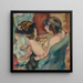 Kobieta z psem - Jules Pascin — oprawiony obraz na ścianie