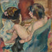 Kobieta z psem - Jules Pascin — widok dzieła