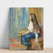 Reprodukcja obrazu Kobieta z długimi włosami - Pierre-Auguste Renoir