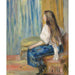 Reprodukcja obrazu Kobieta z długimi włosami - Pierre-Auguste Renoir