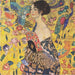 Kobieta z wachlarzem - Gustav Klimt — widok dzieła