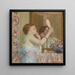 Kobieta z lustrem - Frederick Carl Frieseke — oprawiony obraz na ścianie