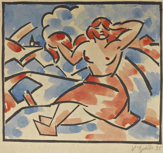 Femme dans un paysage - Vclav pla