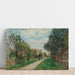 Reprodukcja obrazu Kobieta i dziecko na ścieżce łąk, Sèvres - Alfred Sisley