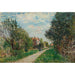 Reprodukcja obrazu Kobieta i dziecko na ścieżce łąk, Sèvres - Alfred Sisley