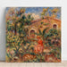 Reprodukcja obrazu Kobieta i pies na krajobrazie - Pierre-Auguste Renoir