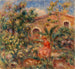 Kobieta i pies na krajobrazie - Pierre-Auguste Renoir — widok dzieła