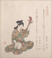Kobieta grająca na shamisen - Kubo Shunman — widok dzieła