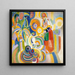 Kobieta Portugalka - Robert Delaunay — oprawiony obraz na ścianie
