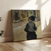 Reprodukcja obrazu Kobieta widziana od tyłu (Wizyta w muzeum) - Edgar Degas
