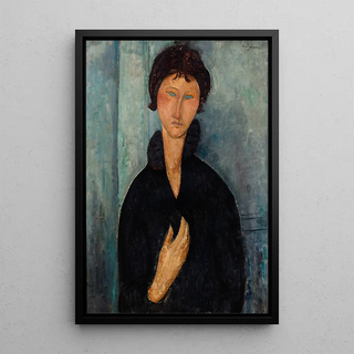 Kobieta o niebieskich oczach - Amedeo Modigliani