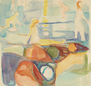 Femmes nues à la plage - Edvard Munch