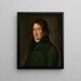 Portret architekta Friedricha Weinbrennera - Feodor Iwanowitsch Kalmück — oprawiony obraz na ścianie