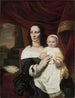 Portret Johanny de Geer Trip z córką Cecilią - Ferdinand Bol — widok dzieła