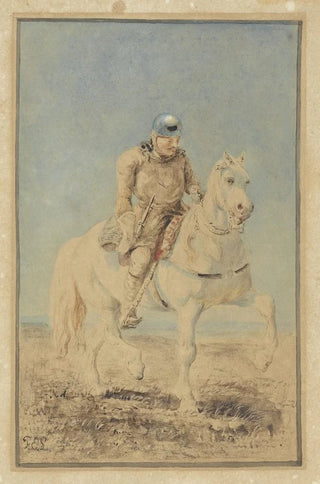 Ferdinand Ernst Lintz - Ridder op een schimmel.webp