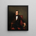 Carl Wilhelm Lucas 1803-1857 Aktor na dworze w K. u. K. Burgtheater - Ferdinand Georg Waldmüller — oprawiony obraz na ścianie