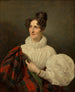 Dama w białej sukni - Ferdinand Georg Waldmüller — widok dzieła
