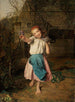 La fille violette - Ferdinand Georg Waldmüller — widok dzieła