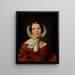 Mme von Bartsch - Ferdinand Georg Waldmüller — oprawiony obraz na ścianie