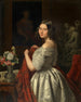 Młoda kobieta w toalecie - Ferdinand Georg Waldmüller — widok dzieła