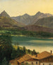 Jezioro Wolfgangsee z masywem Dachstein - Ferdinand Georg Waldmüller — widok dzieła