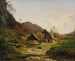 pejzaż z kuźnią - Ferdinand Georg Waldmüller — widok dzieła