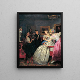 Ferdinand Georg Waldmller - Poor congratulations.webp