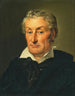 Portret dżentelmena z falistymi białymi włosami - Ferdinand Georg Waldmüller — widok dzieła