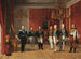 Przyjęcie wielkiego księcia Aleksandra Nikołajewicza przez księcia Metternicha w Hofburg w Wiedniu w 1839 roku - Ferdinand Georg Waldmüller — widok dzieła