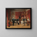 Przyjęcie wielkiego księcia Aleksandra Nikołajewicza przez księcia Metternicha w Hofburg w Wiedniu w 1839 roku - Ferdinand Georg Waldmüller — oprawiony obraz na ścianie